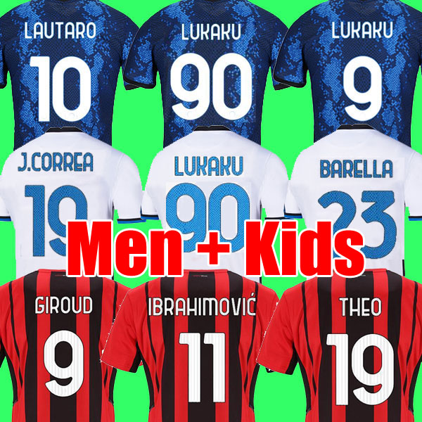 LUKAKU soccer jerseys BARELLA CORREA DZEKO GIROUD IBRAHIMOVIC LAUTARO THEO INTERS BRAHIM MILAN 21 22 23 football shirt 2022 2023 uniforms men kids kit sets, Men home
LUKAKU soccer jerseys BARELLA CORREA DZEKO GIROUD IBRAHIMOVIC LAUTARO THEO INTERS BRAHIM MILAN 21 22 23 football shirt 2022 2023 uniforms men kids kit sets, Men home