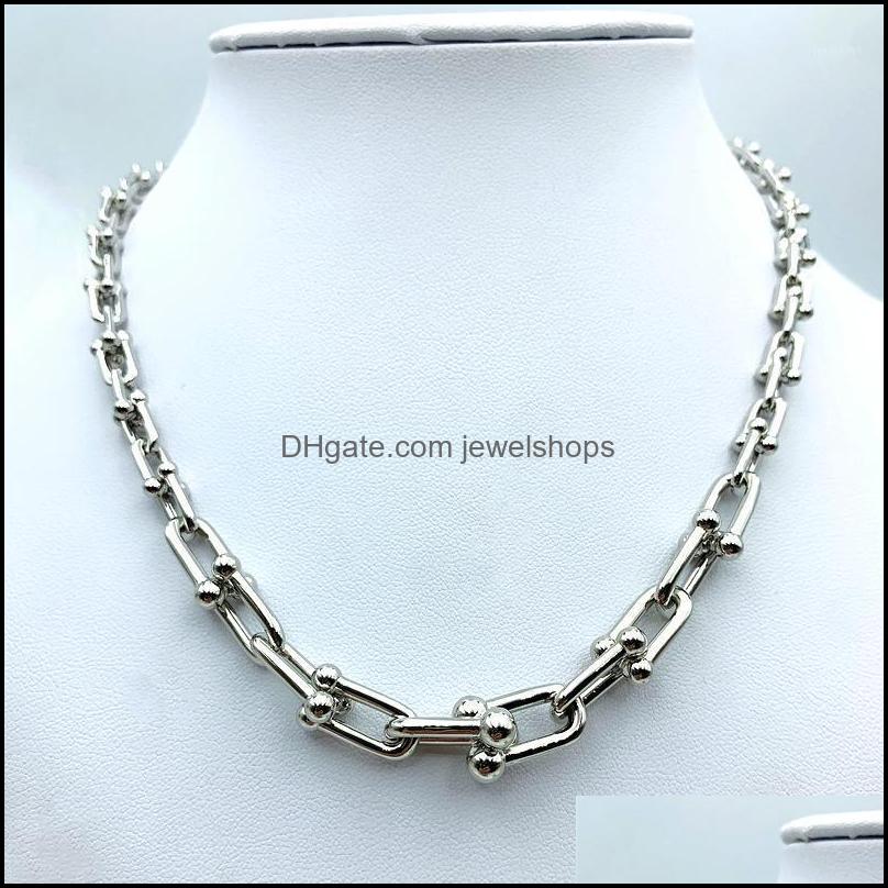 Chains Women 925 Sterling Sier Hardwear Series Graduated Link Necklace Charm U Type Necklaces Luxury Brandif Jewelry Drop Delivery 2021 Pe
Chains Women 925 Sterling Sier Hardwear Series Graduated Link Necklace Charm U Type Necklaces Luxury Brandif Jewelry Drop Delivery 2021 Pe