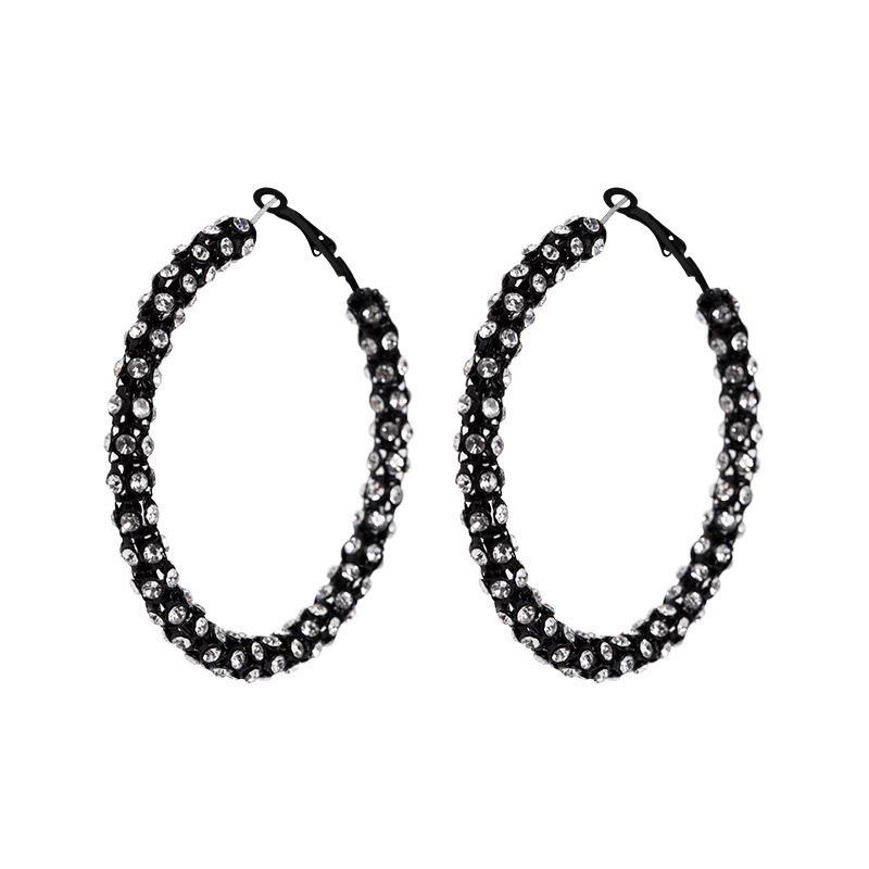 Hoop & Huggie 4CM 5CM 6CM Punk Exaggerated Black Enamel Crystal Earrings For Women 2022 Hip Hop Rock Earring Party Jewelry Wholesale
Hoop & Huggie 4CM 5CM 6CM Punk Exaggerated Black Enamel Crystal Earrings For Women 2022 Hip Hop Rock Earring Party Jewelry Wholesale