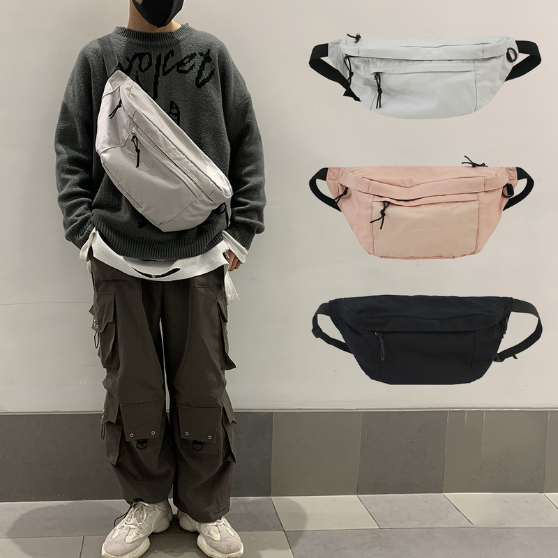 Large Capacity Storage Canvas Fanny Pack For Men And Women Big Blet MultiFunctional Chest Bags Banana Waist Pac dh2931047