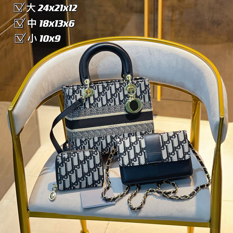 SELL WELL Fashion designer woman Shoulder Bags Three-piece Totes Handbag Genuine Leather Classic pattern Design Super Large Capacity High Quality Gifts fen 006, Dustbag
SELL WELL Fashion designer woman Shoulder Bags Three-piece Totes Handbag Genuine Leather Classic pattern Design Super Large Capacity High Quality Gifts fen 006, Dustbag