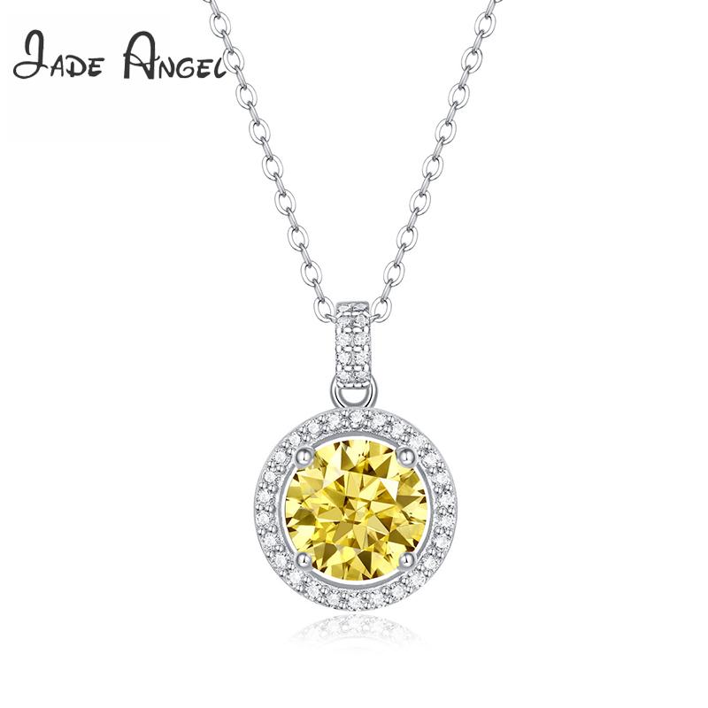 Chains ANGEL Necklace For Women 925 Sterling Silver Pendant Yellow Moissanite Female Temperament Gift Matching AccessorieChains
Chains ANGEL Necklace For Women 925 Sterling Silver Pendant Yellow Moissanite Female Temperament Gift Matching AccessorieChains