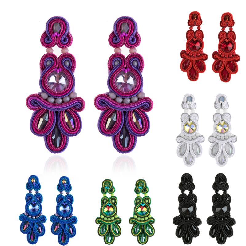 Dangle & Chandelier KpacoTa Soutache Fashion Colourful Crystals Purple Earrings Ethnic Big Trendy Jewelry Women Handmade Earring 2022 GiftDa
Dangle & Chandelier KpacoTa Soutache Fashion Colourful Crystals Purple Earrings Ethnic Big Trendy Jewelry Women Handmade Earring 2022 GiftDa