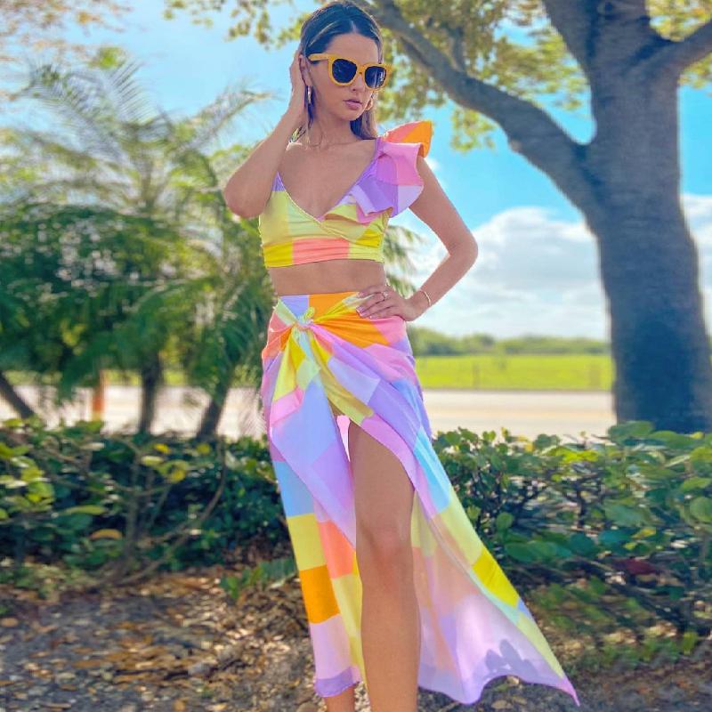 Women' Swimwear Sexy High Waist Bikini Sets Ruffles Beach Cover Up Printed Floral Women Swimsuit Beachwear Bathing Suit FemaleWomen, Tz22022c1 skirt
Women' Swimwear Sexy High Waist Bikini Sets Ruffles Beach Cover Up Printed Floral Women Swimsuit Beachwear Bathing Suit FemaleWomen, Tz22022c1 skirt