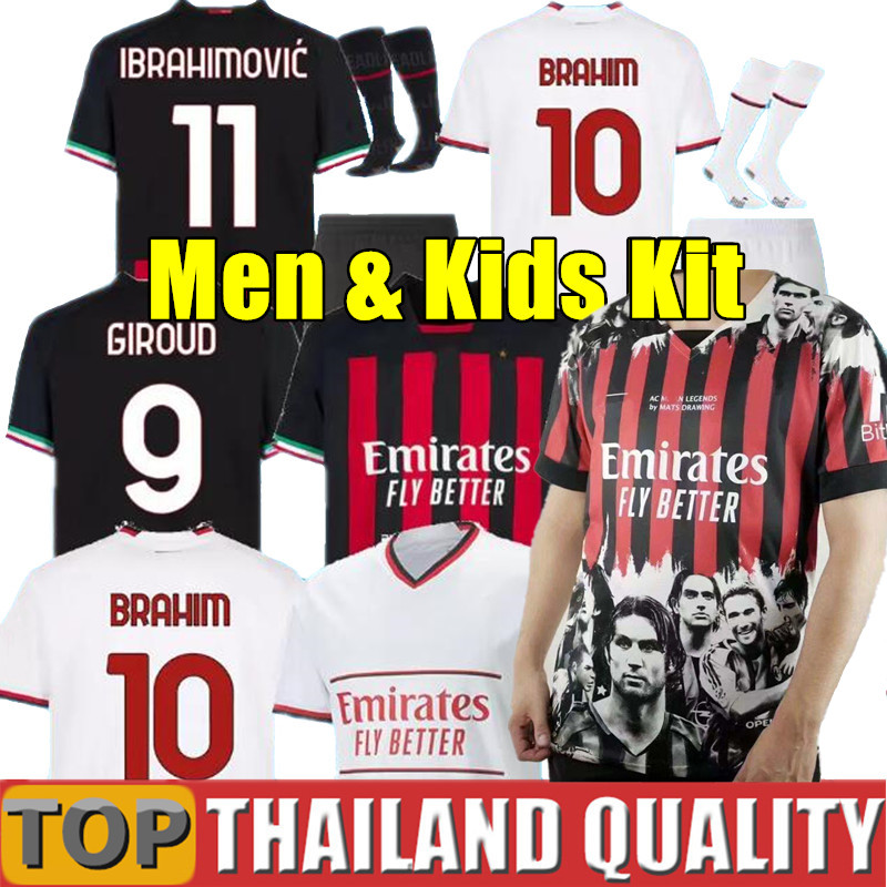 22 23 soccer jersey 4th GIROUD AC MILANS TOMORI IBRAHIMOVIC football shirt 2022 2023 TONALI BENNACER REBIC Camiseta de futbol ROMAGNOLI LEAO, 22/23 home - men
22 23 soccer jersey 4th GIROUD AC MILANS TOMORI IBRAHIMOVIC football shirt 2022 2023 TONALI BENNACER REBIC Camiseta de futbol ROMAGNOLI LEAO, 22/23 home - men