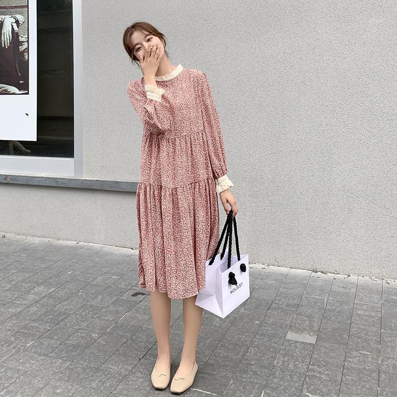 Casual Dresses Kawaii Chiffon For Girls O Neck Long Sleeves Loose Lace Midi Floral Print Dress Women Spring Autumn Female Clothes 2022, Black
Casual Dresses Kawaii Chiffon For Girls O Neck Long Sleeves Loose Lace Midi Floral Print Dress Women Spring Autumn Female Clothes 2022, Black
