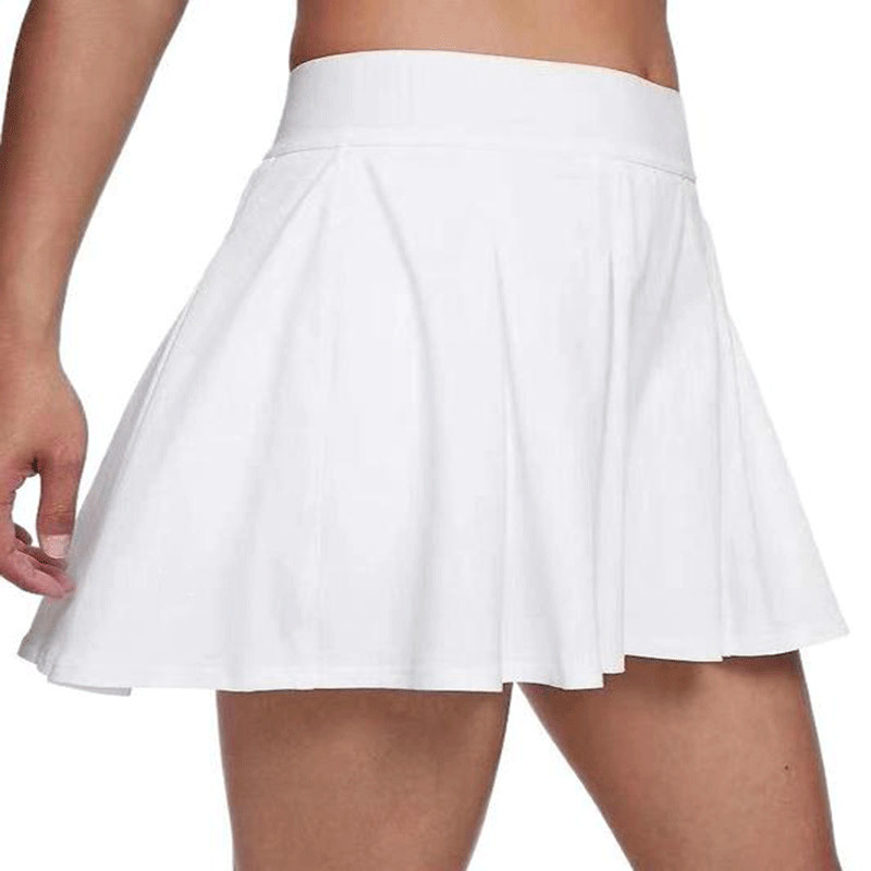 

Sports Tennis Skirts Double Layer Quick-drying Fabric Yoga Fitness Badminton Short Skirt, Black