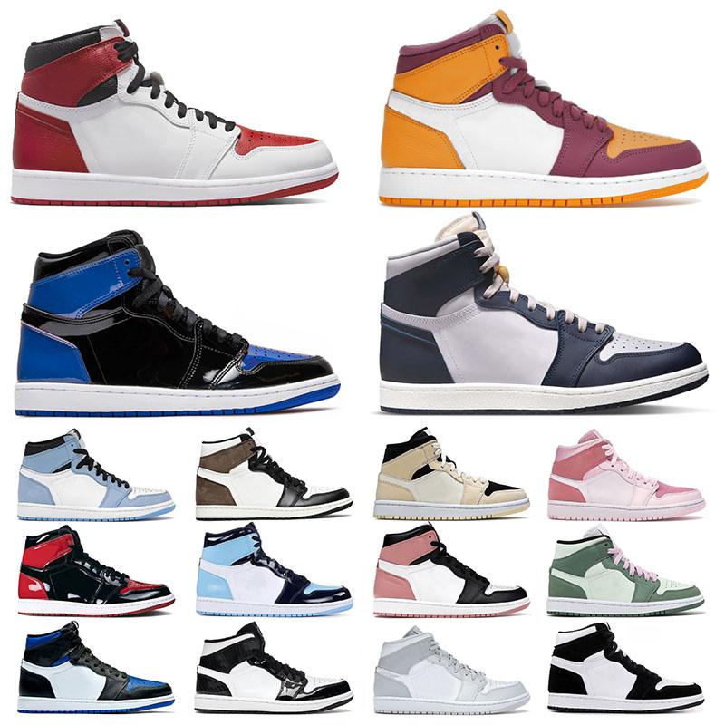 2022 Jumpman 1 1s Mens Womens Basketball Shoes High Panda Patent Bred Heritage Georgetown Mid Dutch Green Carbon Fiber Designer Sports Sneakers Trainers with box, 36-46 brotherhood
2022 Jumpman 1 1s Mens Womens Basketball Shoes High Panda Patent Bred Heritage Georgetown Mid Dutch Green Carbon Fiber Designer Sports Sneakers Trainers with box, 36-46 brotherhood