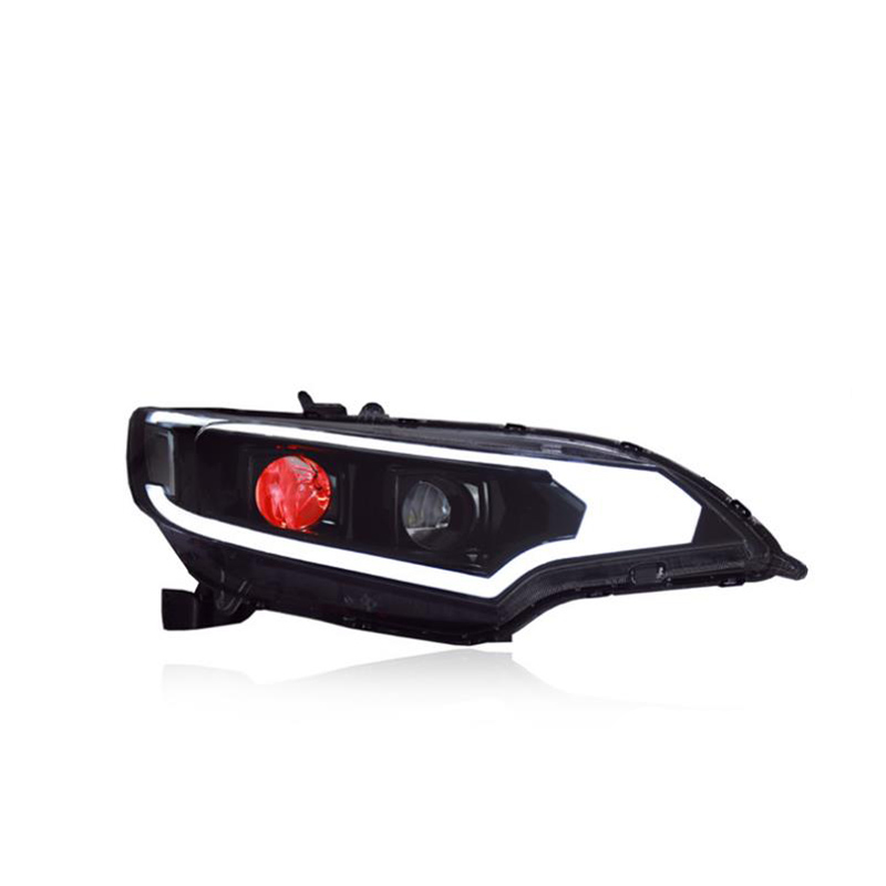 LED Headlight For Honda Jazz Fit Headlight Assembly DRL High Beam Light Streamer Turn Signal 20 14-20 20