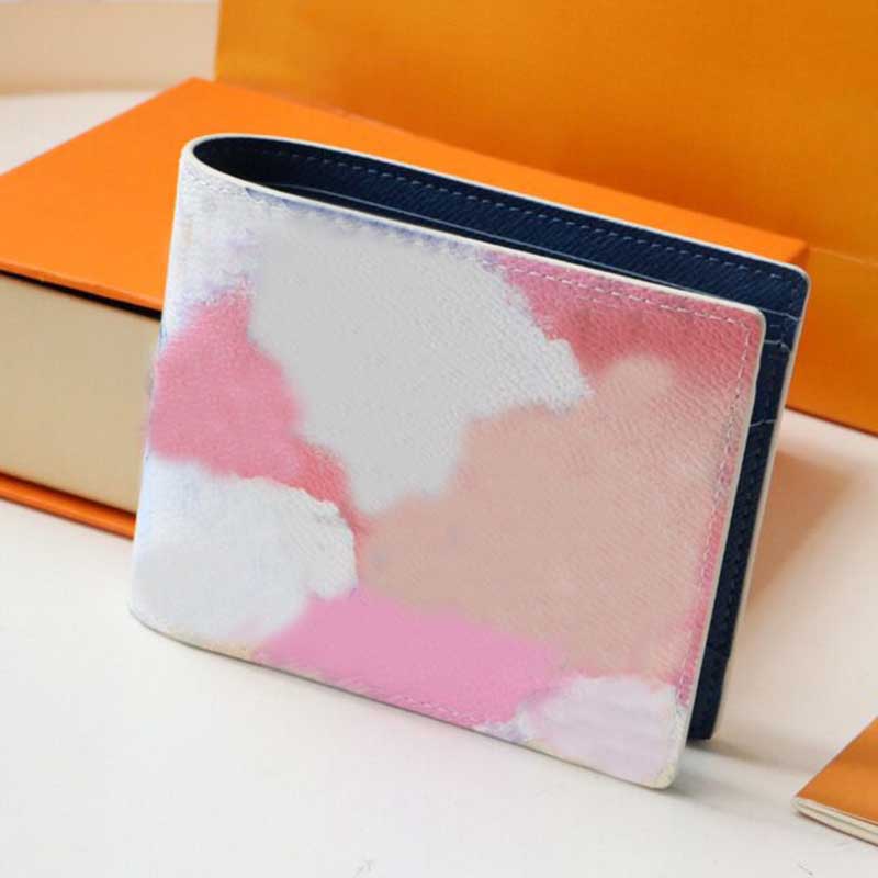 Men wallet Designer wallets Top quality Watercolor blue canvas Card Holder Fashion Paris style women purse short coin pocket with serial number box
Men wallet Designer wallets Top quality Watercolor blue canvas Card Holder Fashion Paris style women purse short coin pocket with serial number box
