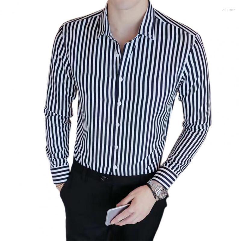 Men's Dress Shirts Slim For Men 2022 Long Sleeve Casual Business Buttons Turn Down Collar Striped Male Shirt Top M-4XL Blouse HommeMen's Ver, Black
Men's Dress Shirts Slim For Men 2022 Long Sleeve Casual Business Buttons Turn Down Collar Striped Male Shirt Top M-4XL Blouse HommeMen's Ver, Black