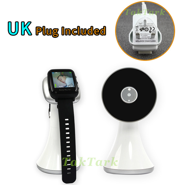 Wireless Video Watch Style Baby Monitor Portable shock vibration Baby Nanny Cry Alarm Camera Night Vision Temperature Monitoring