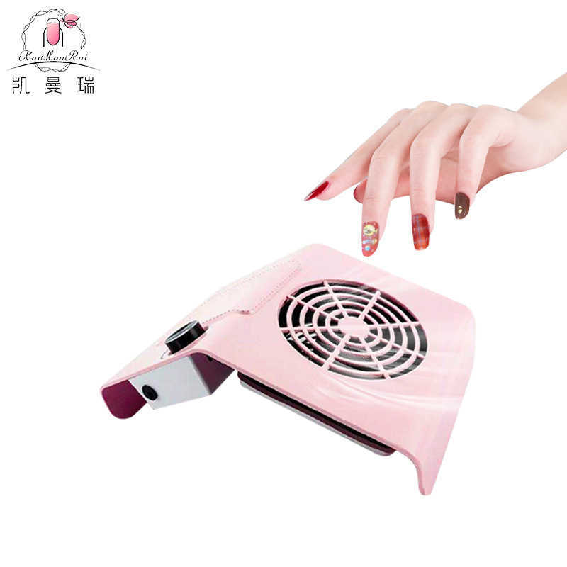 80W Nail Dust Suction Dust Collector Fan Vacuum Cleaner Manicure Machine Tools Dust Collecting Bag Nail Art Manicure Salon Tools