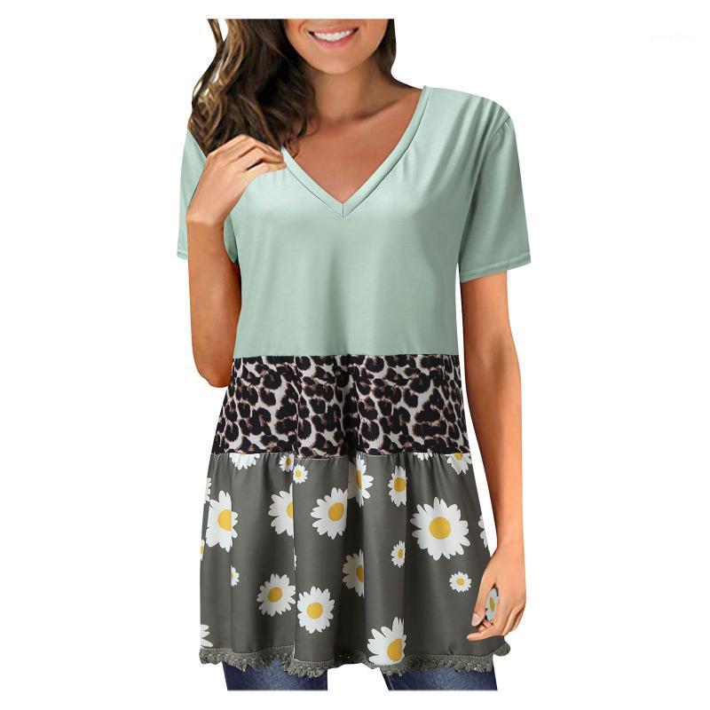 Women' Blouses & Shirts Women Blouse Flower Printing Fashion V-neck Girl Leopard Print Short Sleeves Female Loose Casual Shirt Blusas Tops, Purple
Women' Blouses & Shirts Women Blouse Flower Printing Fashion V-neck Girl Leopard Print Short Sleeves Female Loose Casual Shirt Blusas Tops, Purple