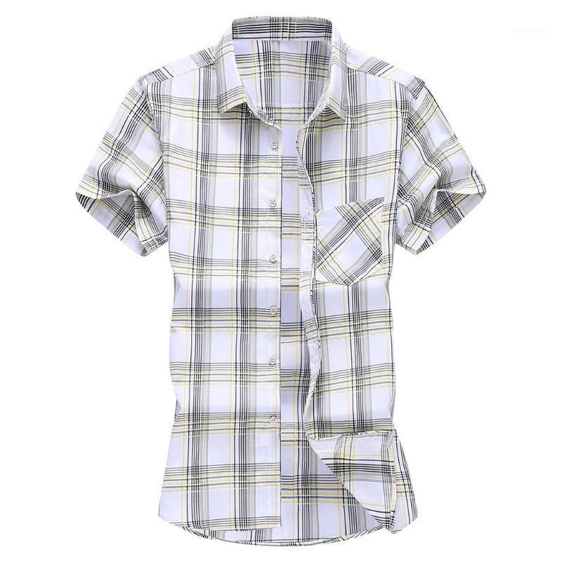 Fashion Plaid Casual Shirt Men Short Sleeve Lapel Neck Brand Streetwear Camisa Masculina Male Plus Size 2022 L0401 Men's Shirts, Red
Fashion Plaid Casual Shirt Men Short Sleeve Lapel Neck Brand Streetwear Camisa Masculina Male Plus Size 2022 L0401 Men's Shirts, Red