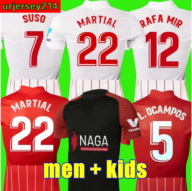 21 22 SevillaS soccer jersey GOMEZ RAKITIC L.OCAMPOS NAVAS SUSO MUNIR Y.EN-NESYRI 2021 2022 Men Kids Kits football shirts Martial Rafa Mir LAMELA Diego Carlos tees, Home
21 22 SevillaS soccer jersey GOMEZ RAKITIC L.OCAMPOS NAVAS SUSO MUNIR Y.EN-NESYRI 2021 2022 Men Kids Kits football shirts Martial Rafa Mir LAMELA Diego Carlos tees, Home