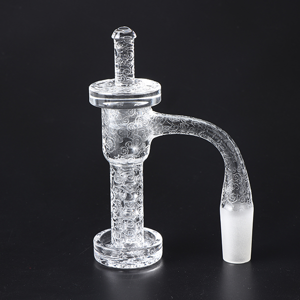 Sandblasted Full Weld Terp Slurper Kit Smoke Quartz Banger Beveled Edge Quartz Nails With Cap & Pillar For Water Bongs
Sandblasted Full Weld Terp Slurper Kit Smoke Quartz Banger Beveled Edge Quartz Nails With Cap & Pillar For Water Bongs