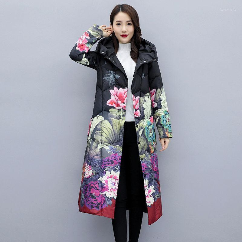 Women' Down & Parkas Women 2022 Winter Fashion Middle-aged Cotton-padded Female Long Thicken Hooded Jackets Ladies Print Warm Coats M617 Ka, Black
Women' Down & Parkas Women 2022 Winter Fashion Middle-aged Cotton-padded Female Long Thicken Hooded Jackets Ladies Print Warm Coats M617 Ka, Black