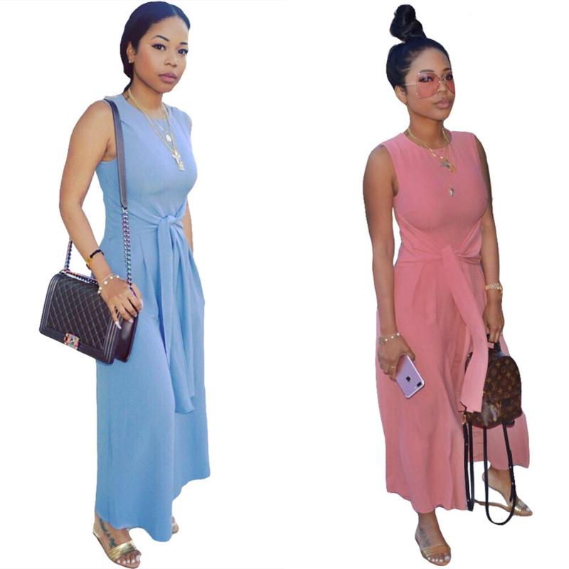 Women' Jumpsuits & Rompers Explosion Of Foreign Trade Summer Solid Color Sleeveless Fashion Casual Sexy Slim Wilds High Waist Simple Temper
Women' Jumpsuits & Rompers Explosion Of Foreign Trade Summer Solid Color Sleeveless Fashion Casual Sexy Slim Wilds High Waist Simple Temper