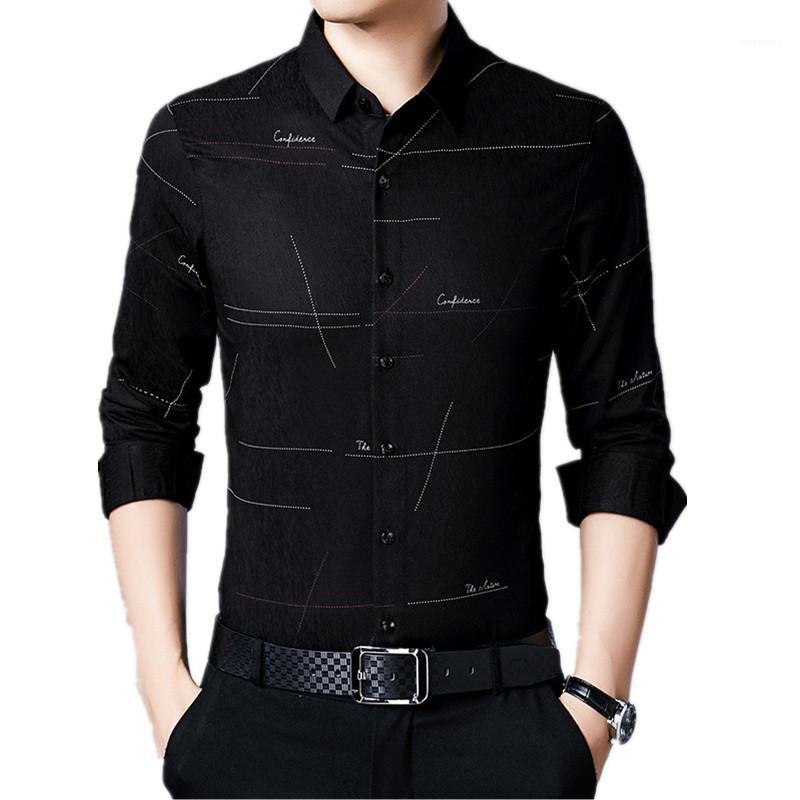Men's Casual Shirts Shirt Spring And Autumn Fashion Striped Long-sleeved Clothing Camisas Para Hombre, Black
Men's Casual Shirts Shirt Spring And Autumn Fashion Striped Long-sleeved Clothing Camisas Para Hombre, Black