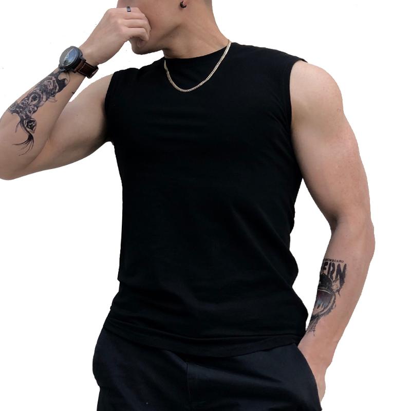Men' Tank Tops Men Use Fitness Vest Color Cotton Sleeveless Quick-dry Undershirt Close-Fitting (Size M, Black, White;black
Men' Tank Tops Men Use Fitness Vest Color Cotton Sleeveless Quick-dry Undershirt Close-Fitting (Size M, Black, White;black