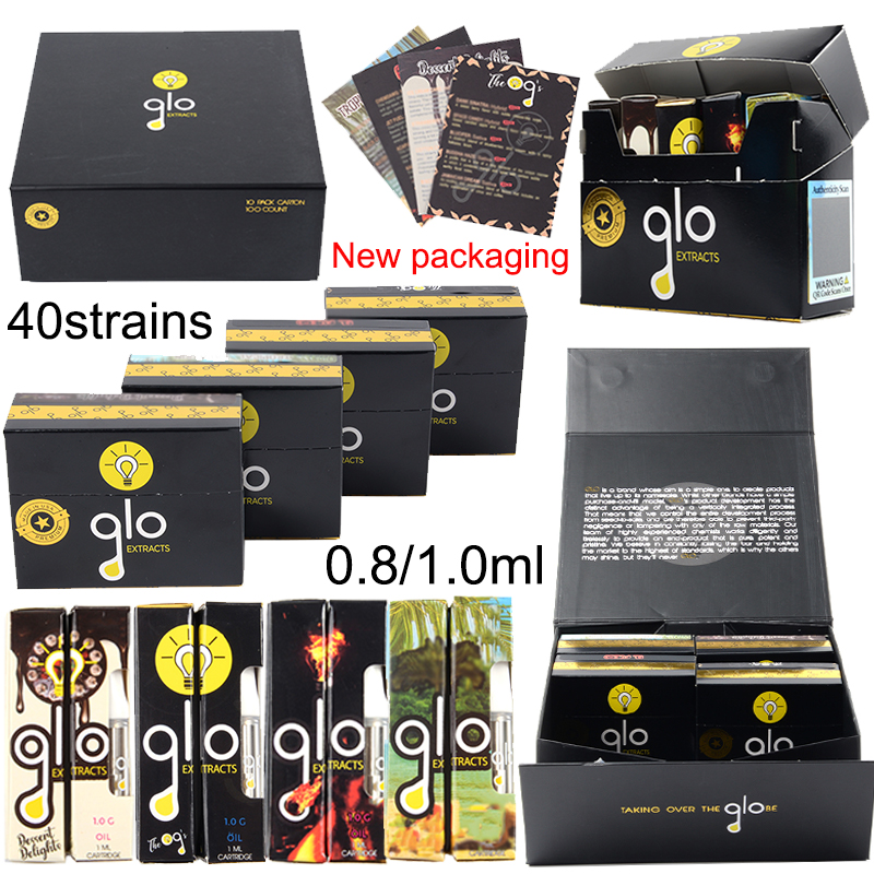 GLO Extracts Vape Cartridges Packaging 0.8ml 1ml Atomizers Master Edition Ceramic Coil Empty Vapes Pen Cartridge 510 Thick Oil Glass Tank Cart Vaporizer
GLO Extracts Vape Cartridges Packaging 0.8ml 1ml Atomizers Master Edition Ceramic Coil Empty Vapes Pen Cartridge 510 Thick Oil Glass Tank Cart Vaporizer