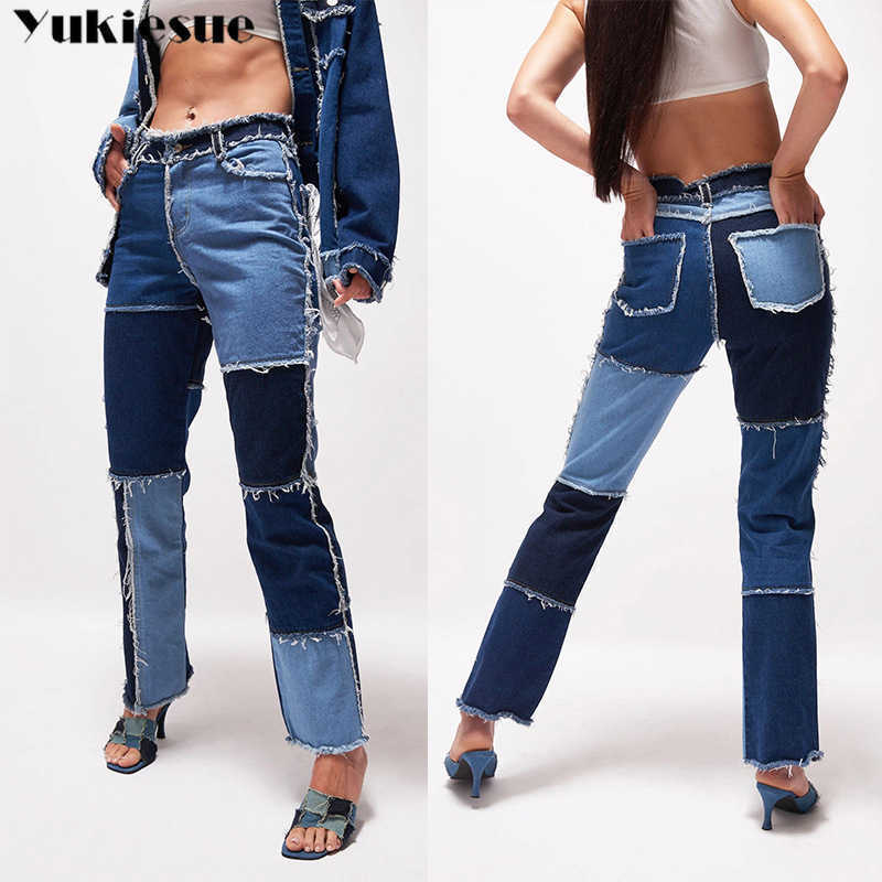 hip hop autumn BluePink patchwork Jeans women High waist Hip straight ladies trousers female denim for woman 210608, Green khaki
hip hop autumn BluePink patchwork Jeans women High waist Hip straight ladies trousers female denim for woman 210608, Green khaki