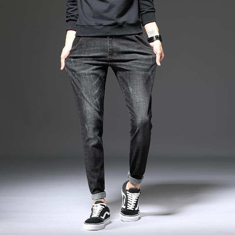 Men's Jeans Fashion Boutique Stretch Casual Men's / Slim Straight Denim TrousersMen's, Black
Men's Jeans Fashion Boutique Stretch Casual Men's / Slim Straight Denim TrousersMen's, Black