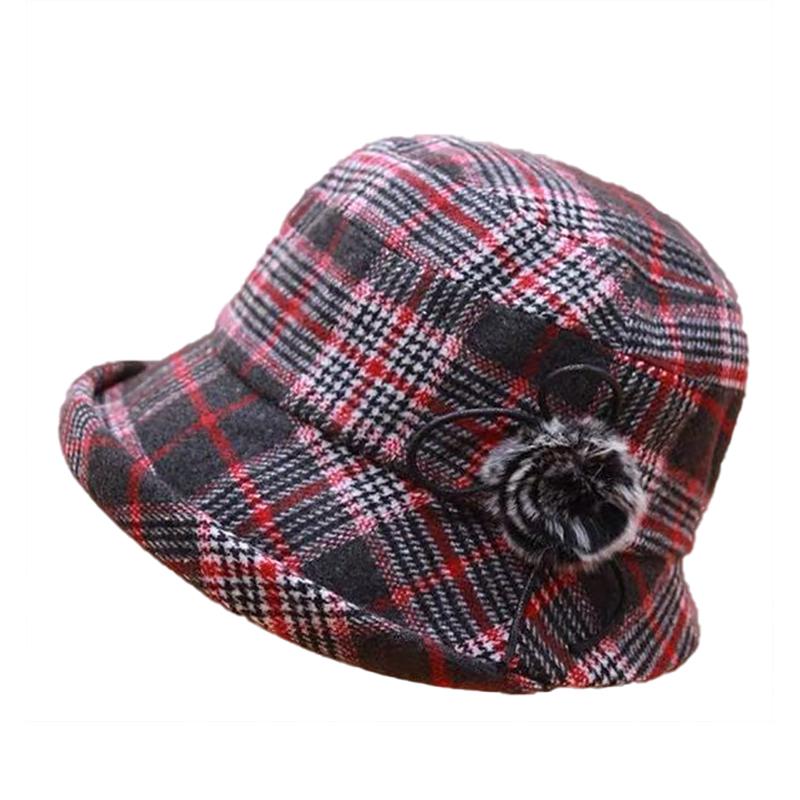 Berets Autumn And Winter Hats Women Bucket Ladies Warm Lattice Fisherman Fashion Flower Mothers Take More Line
Berets Autumn And Winter Hats Women Bucket Ladies Warm Lattice Fisherman Fashion Flower Mothers Take More Line