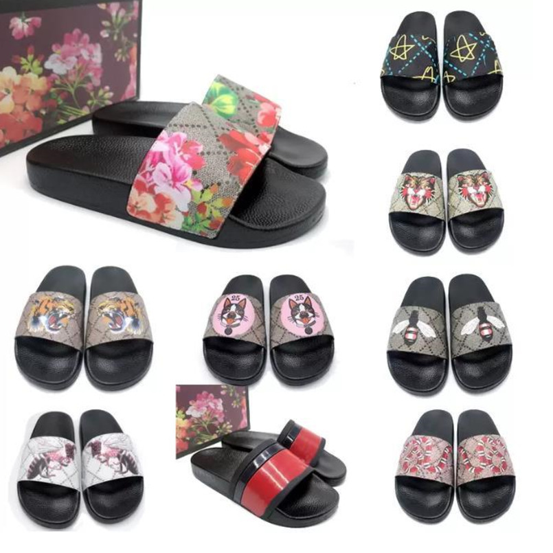 Men Slippers Women Beach Outdoor Rubber Flat Platform Slides Sandals Floral Brocade Gear Bottoms Snake Loafers Bee Striped Designers Embossed Flip Flops Plus Size
Men Slippers Women Beach Outdoor Rubber Flat Platform Slides Sandals Floral Brocade Gear Bottoms Snake Loafers Bee Striped Designers Embossed Flip Flops Plus Size