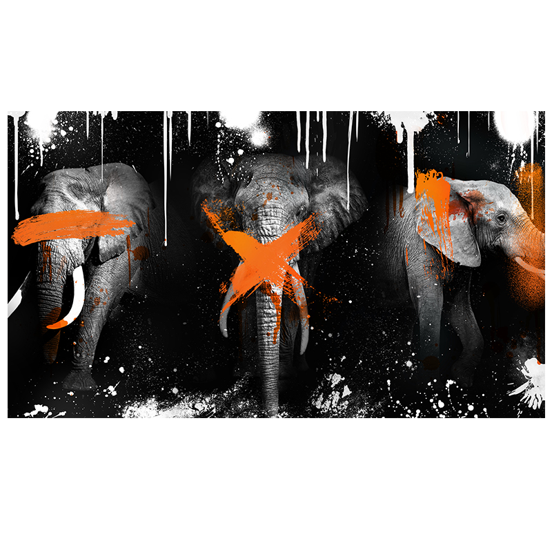 Black Elephant With Colorful Marks Painting HD Prints And Posters On Canvas Garden Wall Art Picture for Livinng Room Home Decor
Black Elephant With Colorful Marks Painting HD Prints And Posters On Canvas Garden Wall Art Picture for Livinng Room Home Decor
