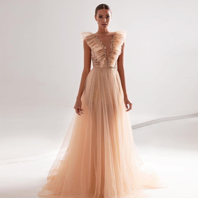 Party Dresses Sevintage Elegant Prom Crystal Beading Sequined V-Neck A Line Ruffled Long Evening Gowns Formal Dress With BeltParty, White
Party Dresses Sevintage Elegant Prom Crystal Beading Sequined V-Neck A Line Ruffled Long Evening Gowns Formal Dress With BeltParty, White