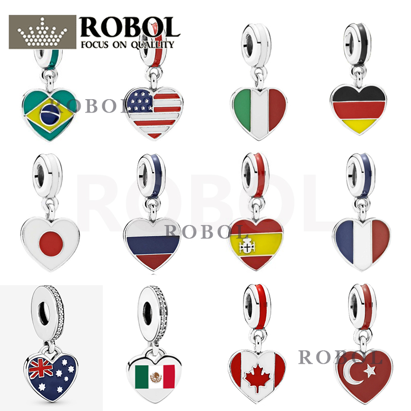 2022 100% 925 Sterling SILVER Beads Flag Pendant Suitable for DIY Pendant Dangle Charm fit Pandora Bracelet silver 925 jewelry for women
2022 100% 925 Sterling SILVER Beads Flag Pendant Suitable for DIY Pendant Dangle Charm fit Pandora Bracelet silver 925 jewelry for women