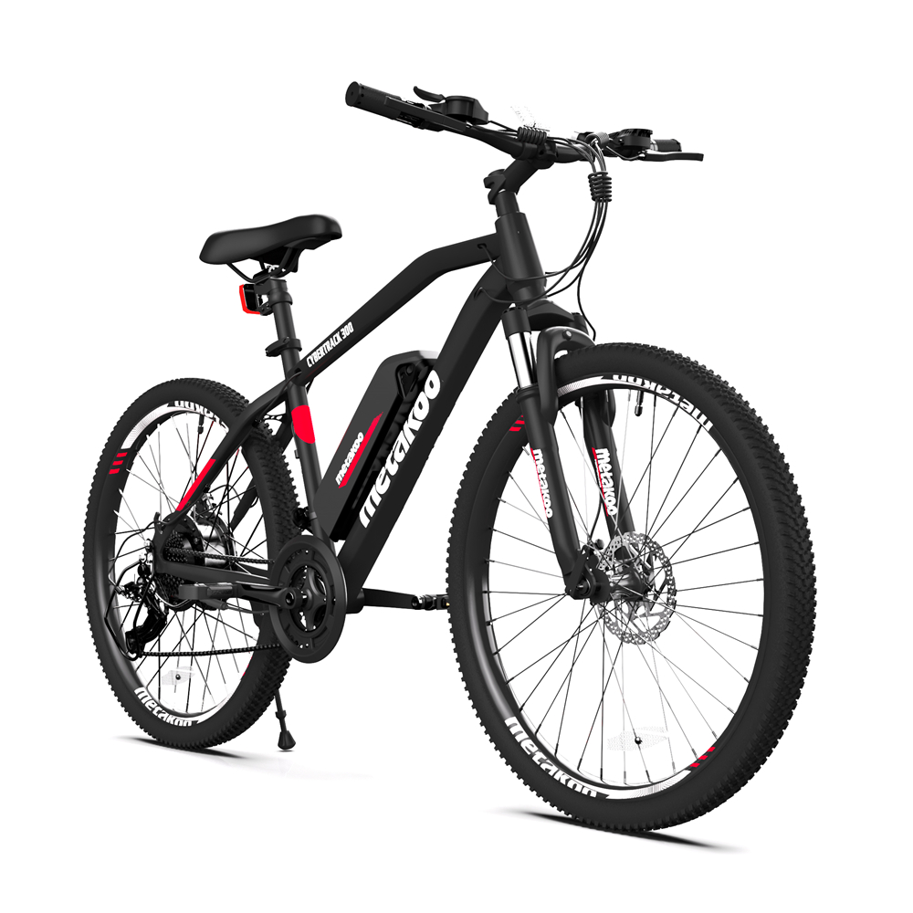 [USA Direct]C300 27.5inch Electric Mountain Bike 500W Electric Bicycle with Removable 48V 10.4AN Lithium-Ion Battery 21MPH Adults E-Bike Shimano 21 Sp