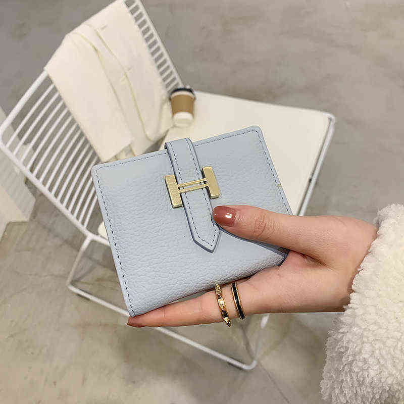 New Arrival Wallet Short Women Zipper Brand Wallets Trendy Coin Purse Card Holder PU Leather X220331