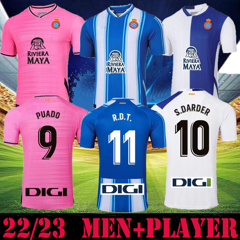 Espanyol soccer jerseys 22 23 JOSELU PUADO S.DARDER 2022 2023 EMBARBA MORLANES LOREN WU LEI, 3rd
Espanyol soccer jerseys 22 23 JOSELU PUADO S.DARDER 2022 2023 EMBARBA MORLANES LOREN WU LEI, 3rd