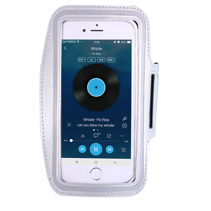 For 4.7 to 6.7 Inch Universal Smart Phone Waterproof Sports Running Armband Cases Workout Holder Pouch Cellphone Arm Bag with OPP Bag