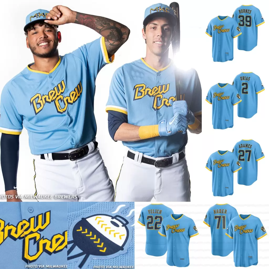 Milwaukee 2022 City Connect Brewers Jersey Christian Yelich Corbin Willy Adames Burnes McCutchen Kolten Wong Josh Hader Lorenzo Cain Luis Urias Rowdy Tellez, Men 2022 city connect jersey
Milwaukee 2022 City Connect Brewers Jersey Christian Yelich Corbin Willy Adames Burnes McCutchen Kolten Wong Josh Hader Lorenzo Cain Luis Urias Rowdy Tellez, Men 2022 city connect jersey