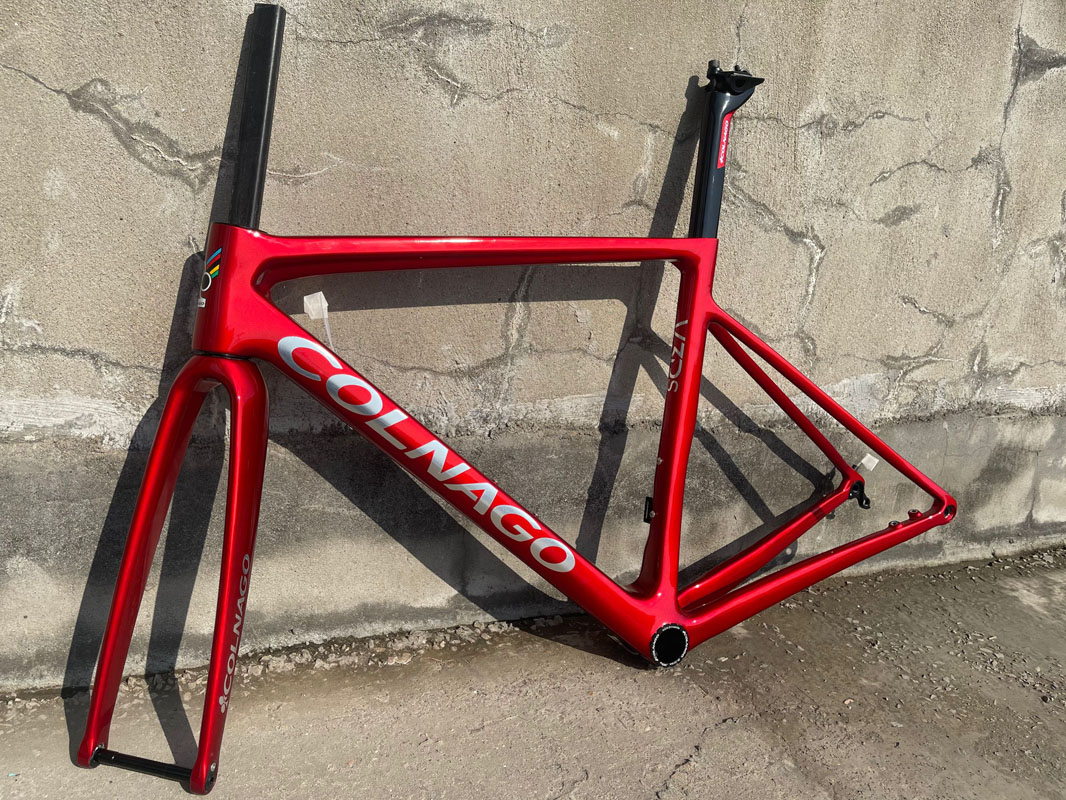 V3RS Road Bike Frame COLNAGO T1000 Carbon Frame Professional Cycling Frameset With Fork Seatpost Colors Red Black Yellow, Color 10
V3RS Road Bike Frame COLNAGO T1000 Carbon Frame Professional Cycling Frameset With Fork Seatpost Colors Red Black Yellow, Color 10