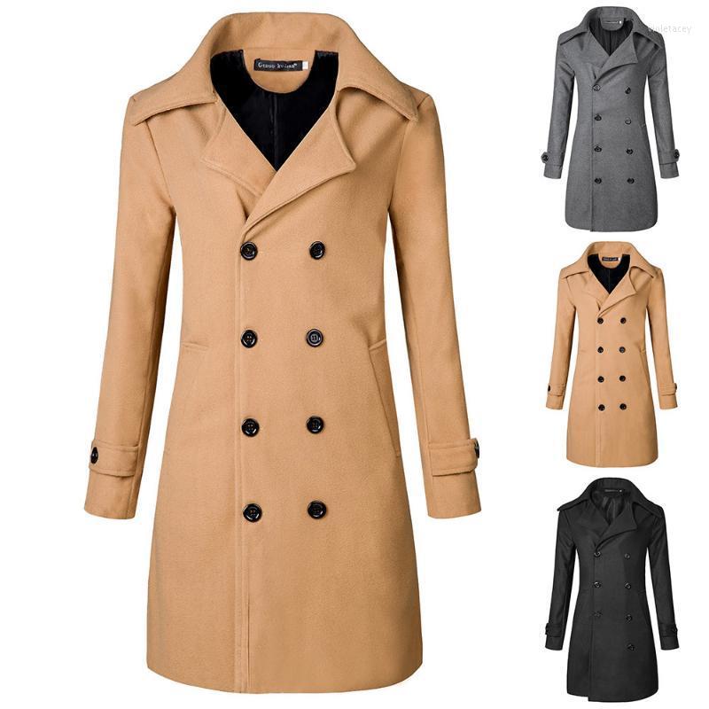 Men's Wool & Blends Men Lapel Double Collor Woolen Overcoat Winter Trench Coat Breasted Warm Tops Jacket Formal Outwear Viol22, Black
Men's Wool & Blends Men Lapel Double Collor Woolen Overcoat Winter Trench Coat Breasted Warm Tops Jacket Formal Outwear Viol22, Black
