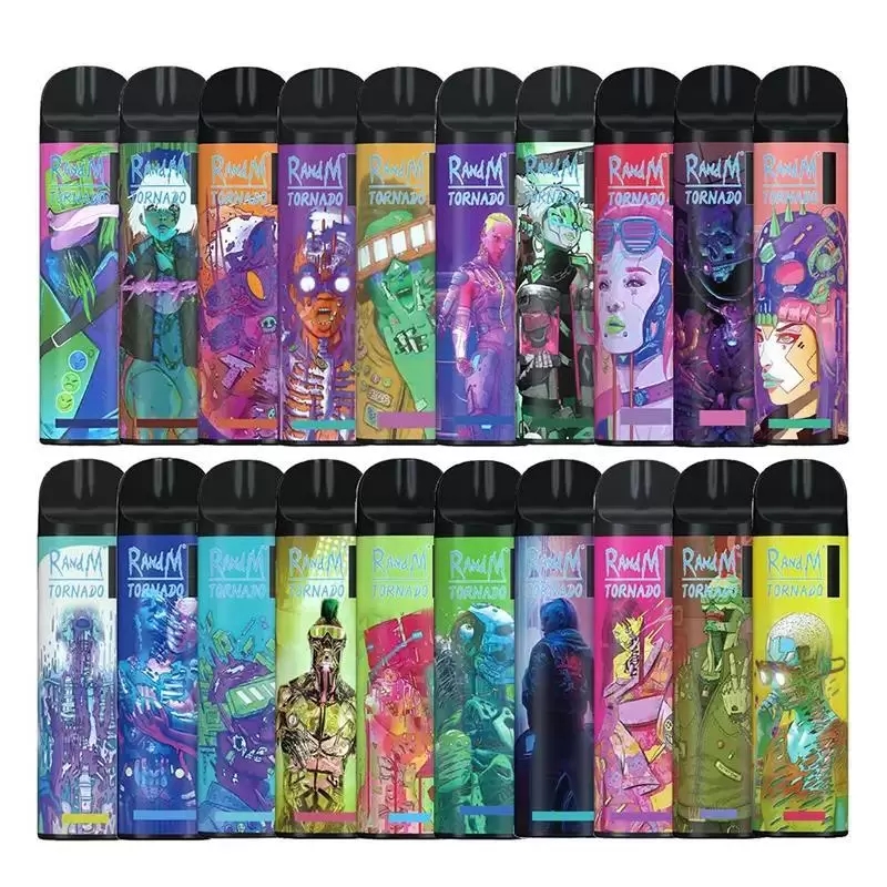 Original RandM TORNADO 8000 Puff Disposable Vape Pen E Cigarette With Airflow Control Rechargeable 850mAh Battery Mesh Coil 16ml Prefilled Pod Big Vapor Kit
Original RandM TORNADO 8000 Puff Disposable Vape Pen E Cigarette With Airflow Control Rechargeable 850mAh Battery Mesh Coil 16ml Prefilled Pod Big Vapor Kit