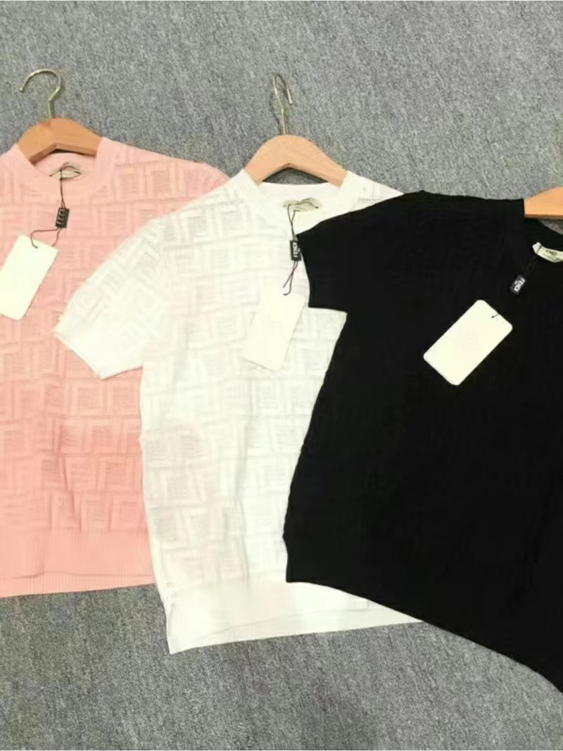 Designer High Quality Women' Tee Hollow Out Crew Neck Knit Fashion Pullover Jacquard F Temperament Short Sleeve T-Shirt, Pink
Designer High Quality Women' Tee Hollow Out Crew Neck Knit Fashion Pullover Jacquard F Temperament Short Sleeve T-Shirt, Pink