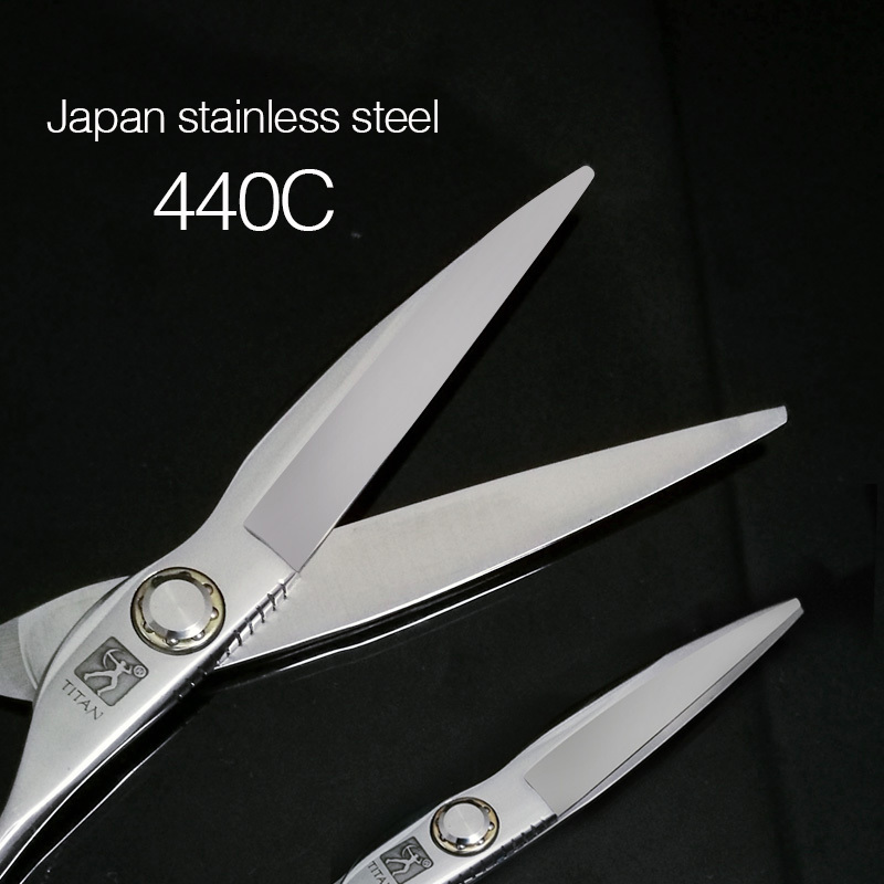 TITAN professional hairdresser barber dressing cutting thinning set scissors 220317