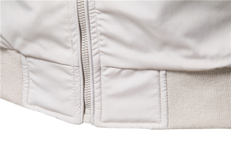 AIOPESON Solid Color Baseball Jacket Men Casual Stand Collar Bomber s Jackets Autumn High Quality Slim Fit for 220810