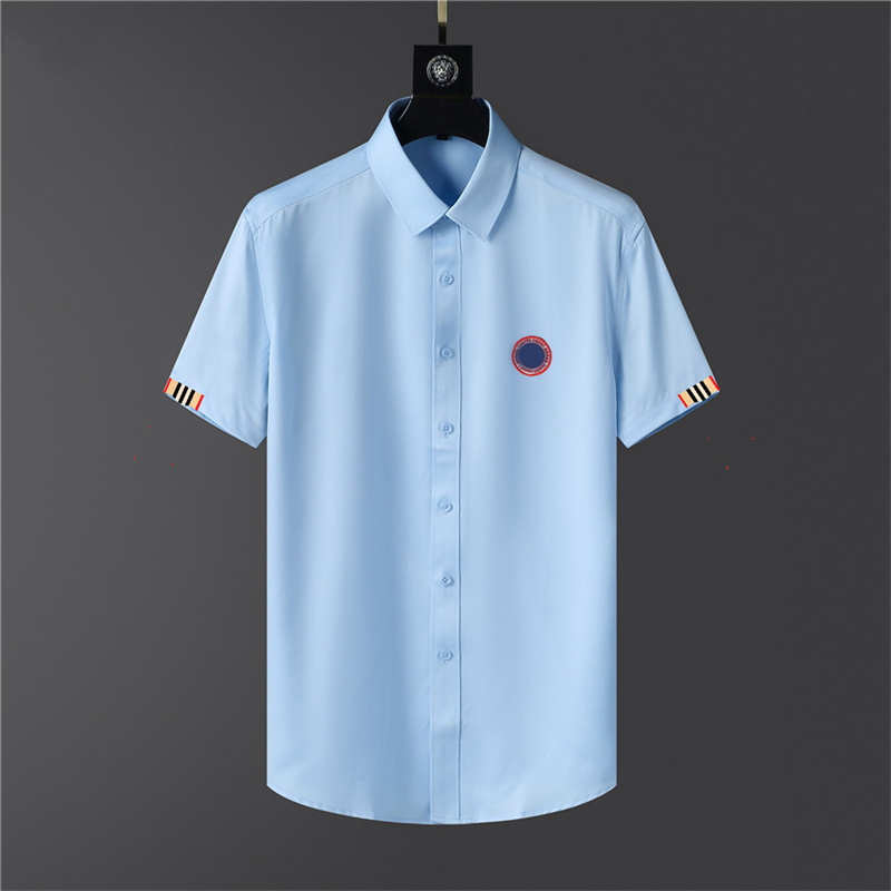Men's shirt luxury slim silk T shirt short sleeve casual business clothing plaid M-3XL 05, Customize
Men's shirt luxury slim silk T shirt short sleeve casual business clothing plaid M-3XL 05, Customize