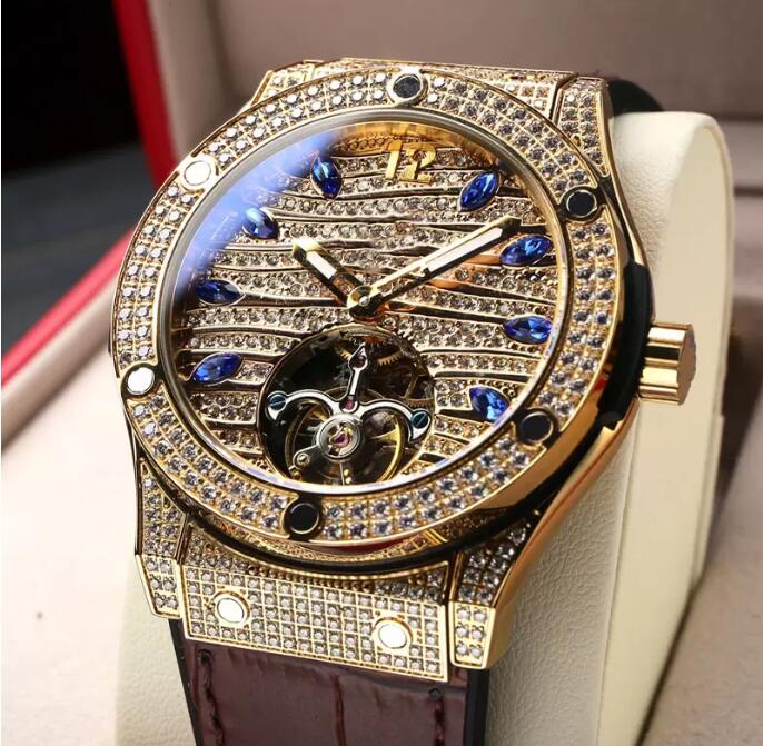 Men's Luxury Watch Waterproof Design High Quality TOP AAAAA Automatic Tourbillon movement 46mm, 50m waterproof
Men's Luxury Watch Waterproof Design High Quality TOP AAAAA Automatic Tourbillon movement 46mm, 50m waterproof