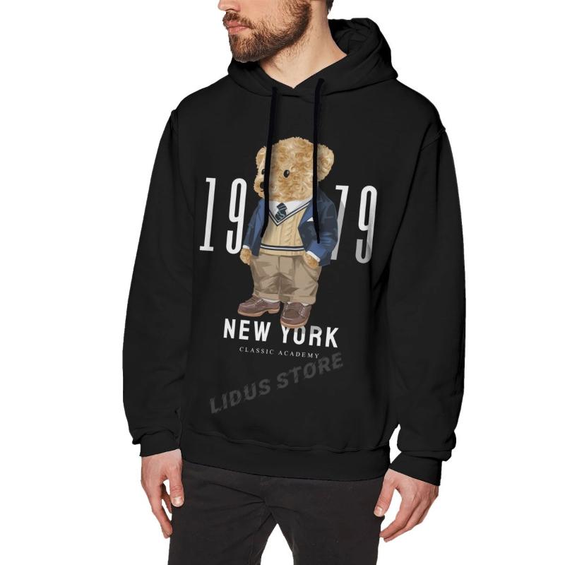 Men' Hoodies & Sweatshirts York 1979 Cute Teddy Bear Hoodie Harajuku Creativity Streetwear HoodiesMen, Black
Men' Hoodies & Sweatshirts York 1979 Cute Teddy Bear Hoodie Harajuku Creativity Streetwear HoodiesMen, Black