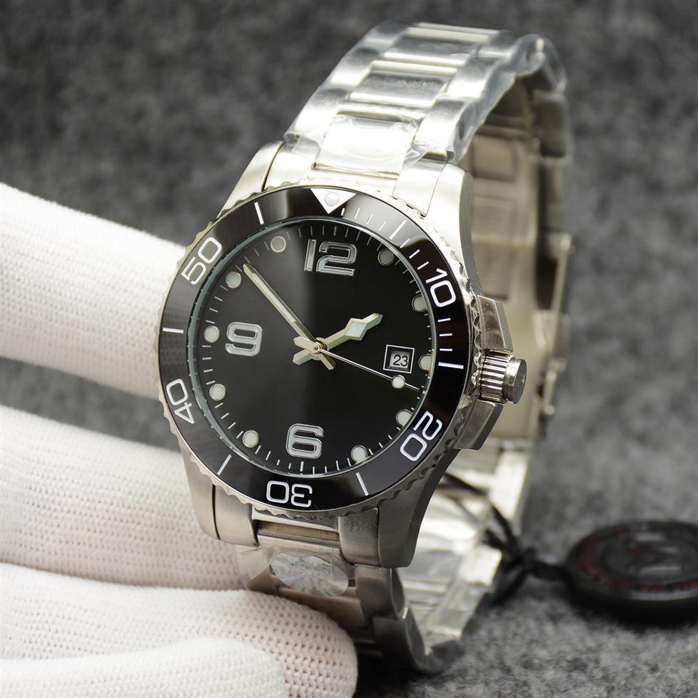 41MM Conquest Mens Watches Automatic Mechanical Movement Stainless Steel Bracelet Concas Ceramic Bezel With HYDROCONQUEST Hardlex 333r, No send watch for shipping
41MM Conquest Mens Watches Automatic Mechanical Movement Stainless Steel Bracelet Concas Ceramic Bezel With HYDROCONQUEST Hardlex 333r, No send watch for shipping