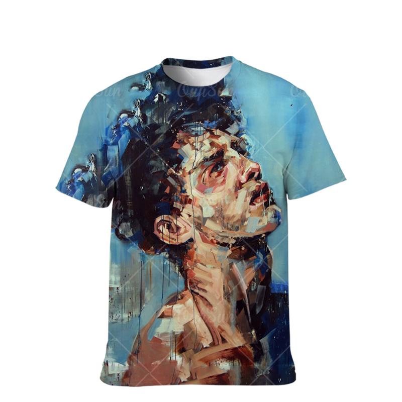 Men's T-Shirts Summer Trend Men And Women 3D Printing Abstract Character Big T-shirt Fashion O-neck Short-sleeved Streetwear Hip-hop, Za-274
Men's T-Shirts Summer Trend Men And Women 3D Printing Abstract Character Big T-shirt Fashion O-neck Short-sleeved Streetwear Hip-hop, Za-274