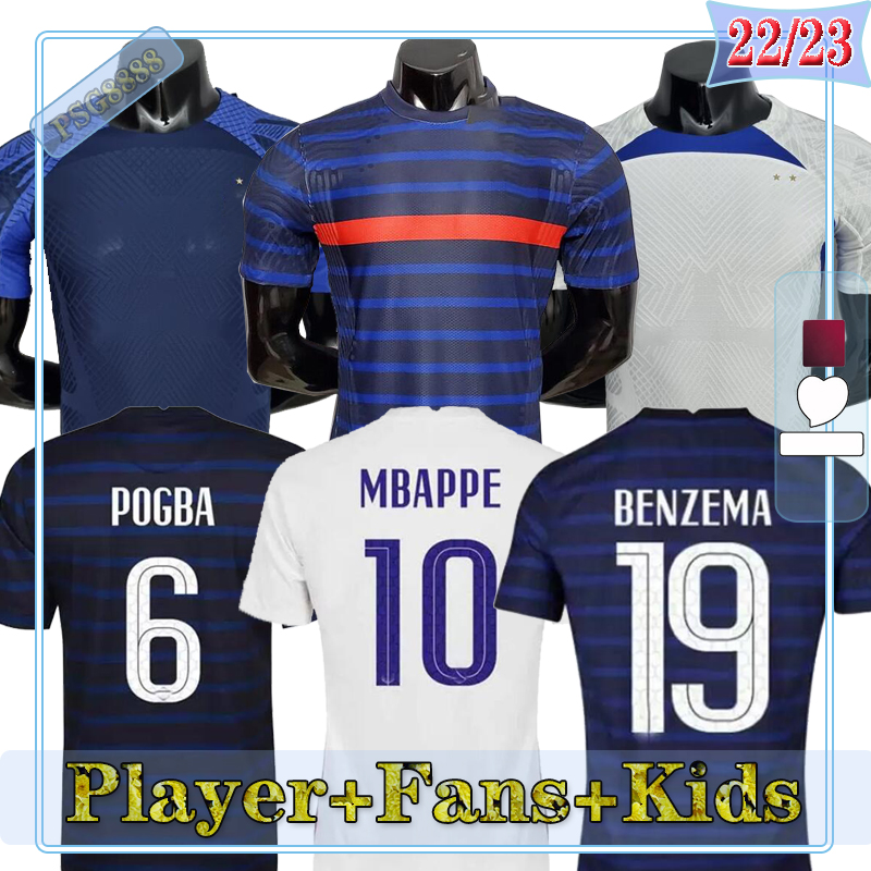 22 23 Player Fsan French soccer jersey Maillot Foot BENZEMA MBAPPE GRIEZMANN POGBA 2022 Francia Men KIDS KIMPEMBE FEKIR PAVARD Maillots Football Shirts MAN KIDS kit
22 23 Player Fsan French soccer jersey Maillot Foot BENZEMA MBAPPE GRIEZMANN POGBA 2022 Francia Men KIDS KIMPEMBE FEKIR PAVARD Maillots Football Shirts MAN KIDS kit